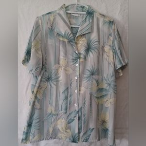 Vintage Alfred Dunner short sleeve blouse